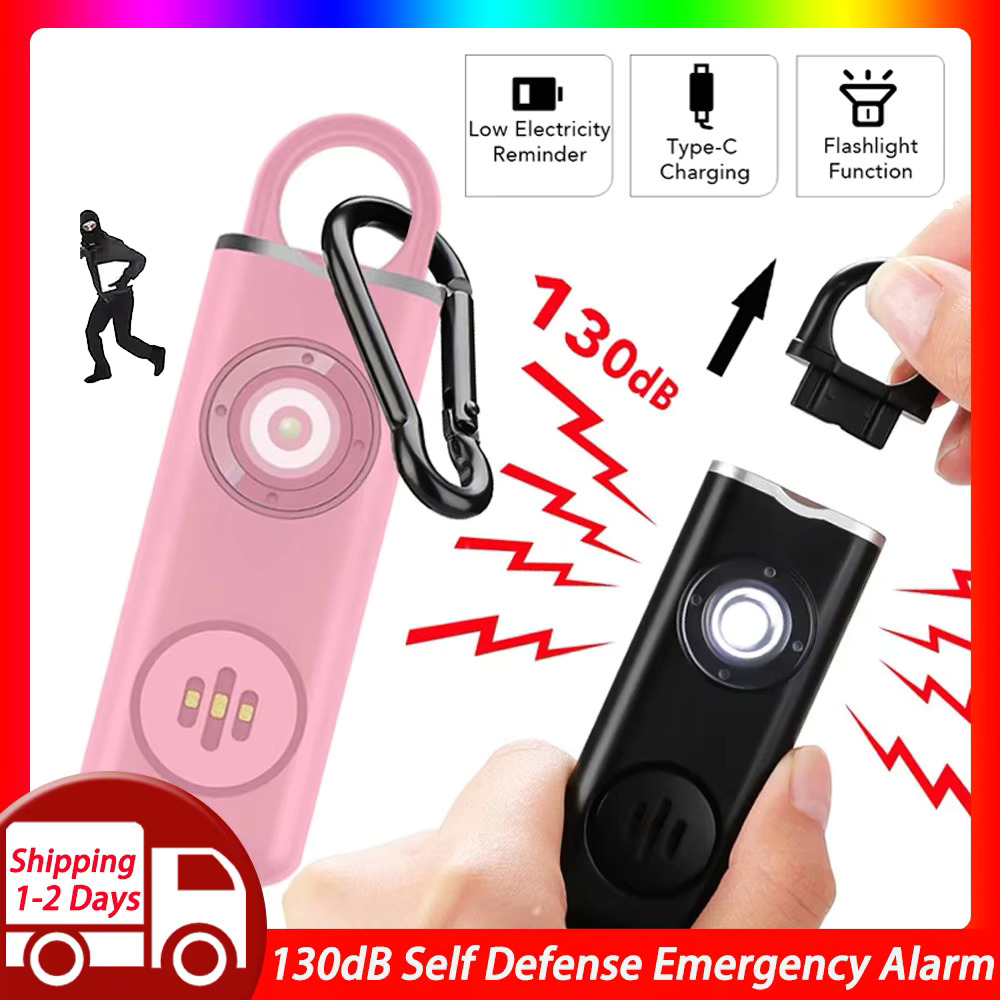 Personal Alarm Keychain - Selbstverteidigung salarm 130db Anti-Wolf Mädchen Kinder