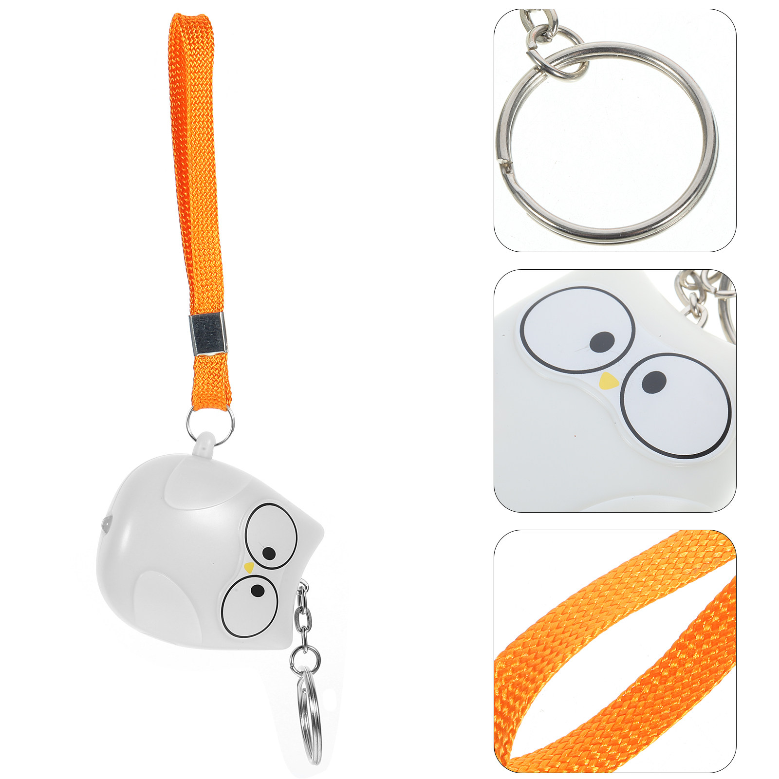 Personal Alarm Keychain - Eulen-Personenalarm für Frauen, Schlüsselanhänger, 130 dB